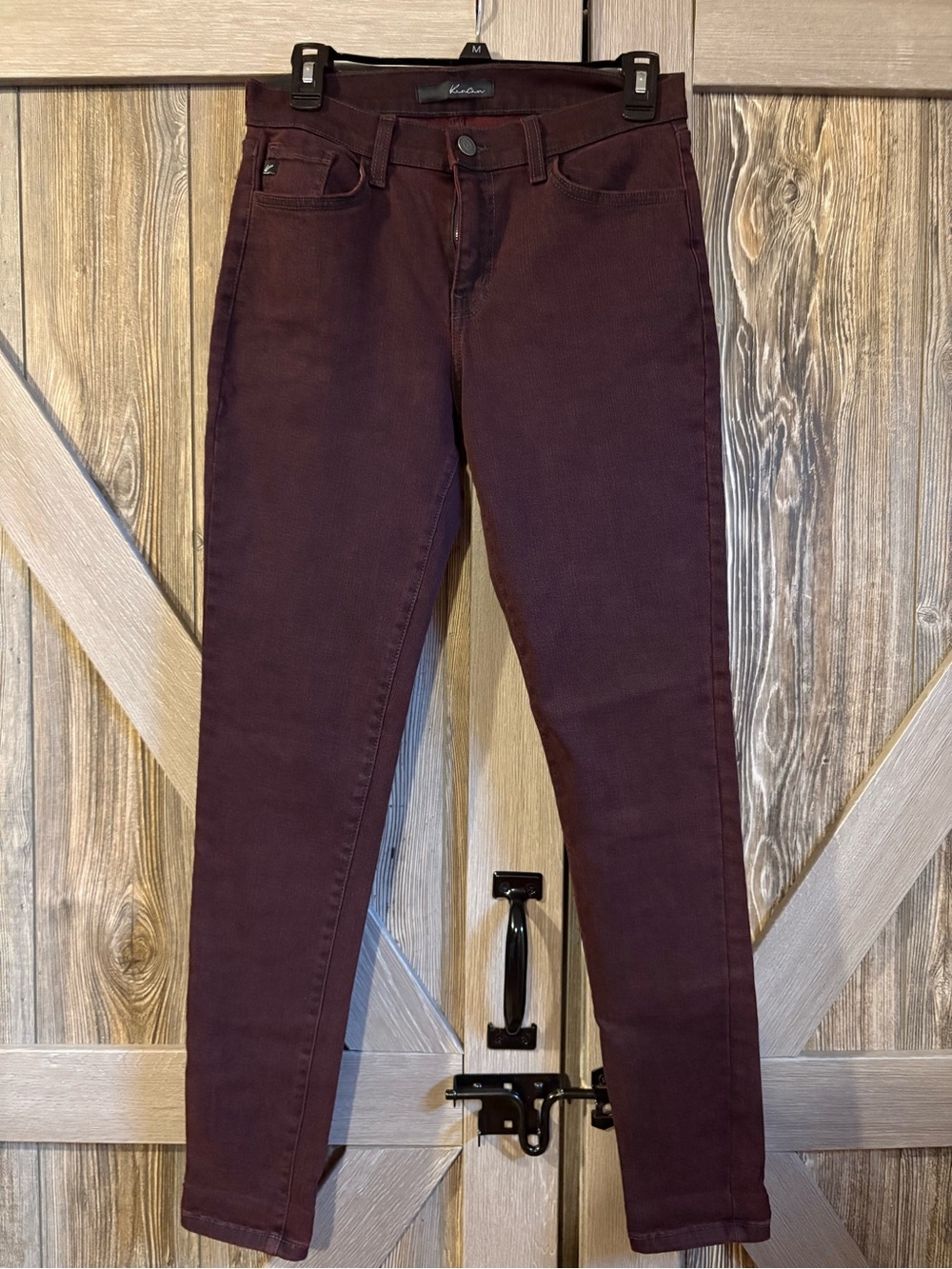 KanCan Women's Skinny Jeans in Deep Plum